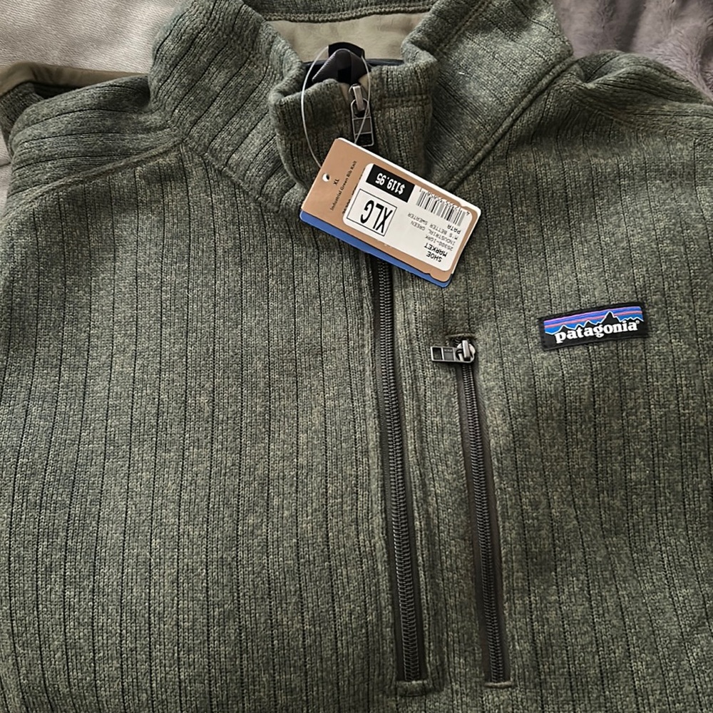 NWT quarter zip Patagonia and one gray Xl like new